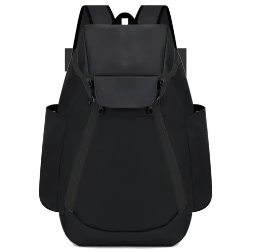 Basketball Backpack, Large Sports Gym Bag with Ball Compartment - Black