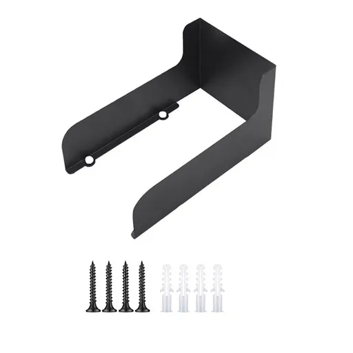 Outdoor Black Doorbell Rain Anti-Glare Cover, Steel Weather-Blocking Camera Cover Glare Sun Shade Protection for Most Video Doorbells