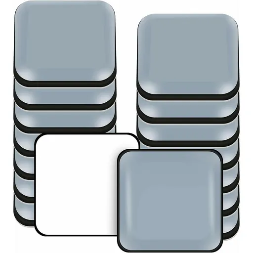 Furniture Sliders, 16 Pieces Ptfe Teflon Square Self-Adhesive Furniture Sliders Suitable For Smooth Floors And Carpets