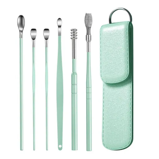 Ear Pick Set Ear Wax Picker Ear Cleaner Earwax Picker Portable Earpick Ear Wax Scoop Ear Picker Tool Earwax Removal
