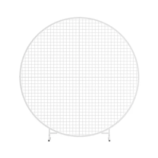 2M Round Backdrop Stand Wedding Background Decoration Party Flower Balloon Display