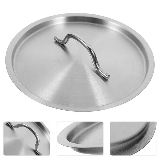 Stainless Steel Pot Lid for Cooking with Tight Seal Suitable for Pans and Pots