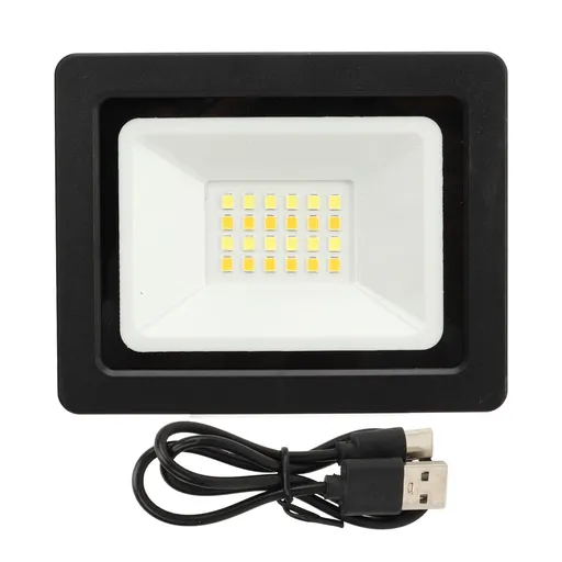 LED Work Light with Hanging Hook 7 Modes Portable 24LED Floodlight Searchlight Camping Lamp for Mining