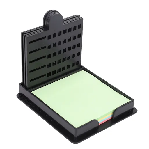 Sticky Note Holder with 5 Stencil Sticky Note Memo Pad Holder for Desk Office Home School Supplies