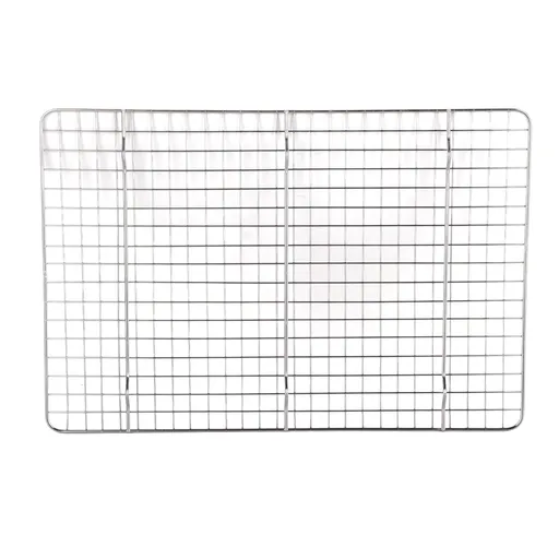 Checkered Cooling Rack 304 Stainless Steel Grid Deformation Resistance Baking Wire Rack for Home Bakery Bread Cake Cooky