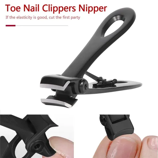 Stainless Steel Thick Wide Jaw Nail Clippers for Seniors & Adults, 2 Pack