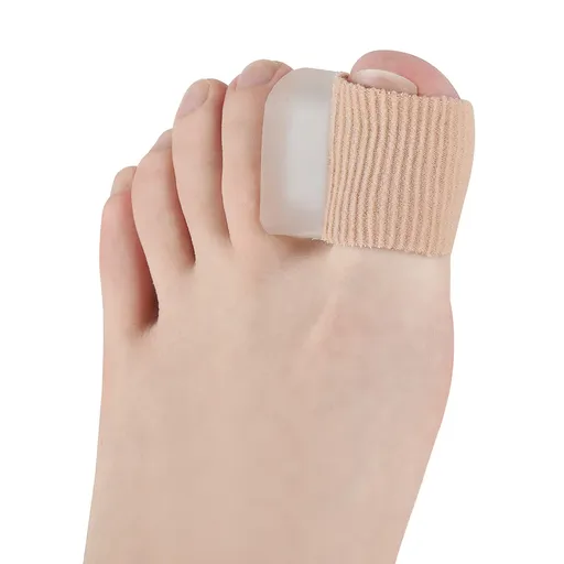 Toe Separator, 6pcs Corrector, Big Toe Straightener, Gel Toe Spacer with Fabric Sleeve, Toe Protector Relief Pain from