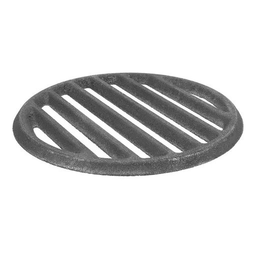 Black Cast Iron Grill Grates for Outdoor Cooking with Mesh Design and Easy Installation, Perfect for