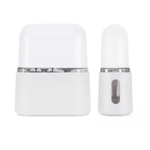 Mini Shampoo Dispenser Portable Travel Bottle SetTravel Bottles for Toiletries - Grey