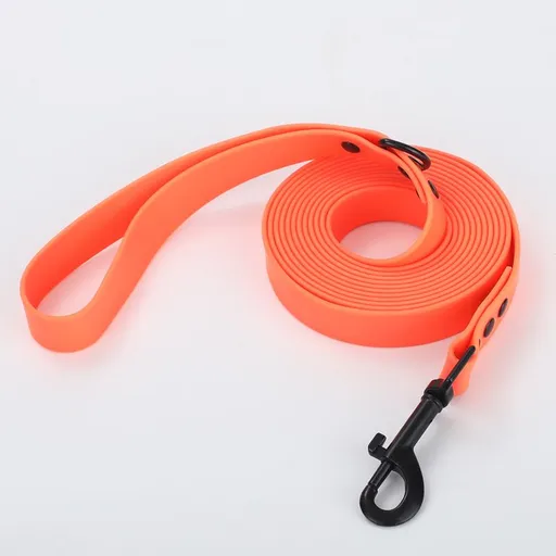 Pet Leash Roommate PVC Waterproof Dog Training Rope Orange red 3m*2.0cm