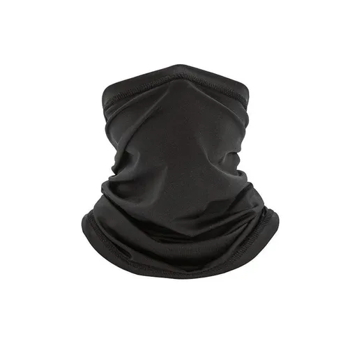 Sunblock Ice Silk Breathable Bandana Bib Face Scarf Fishing Biker Sport Headgear - Black