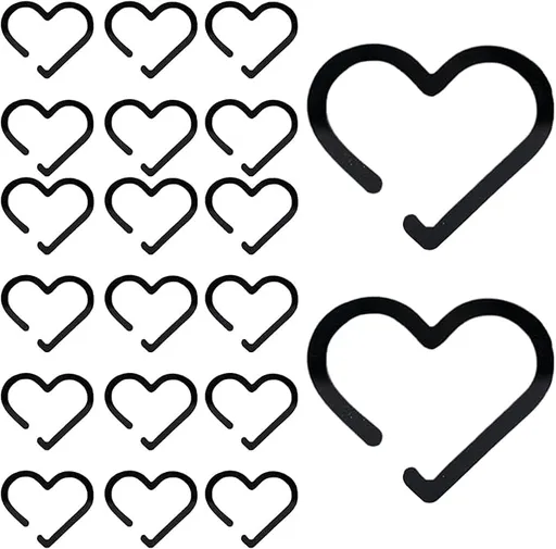 Glass Charm - Glass Accessories 20 Pieces - Accessories Heart Shaped Acrylic Decorations For Women Men Drinks Parties