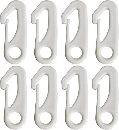 Profession Flag Pole Clip Snap Hooks Durable Nylon Flag Clips Flag Pole Accessory - Attach Flags Hooks to Halyard Rope and Buckle The Flag(Pack of 8)