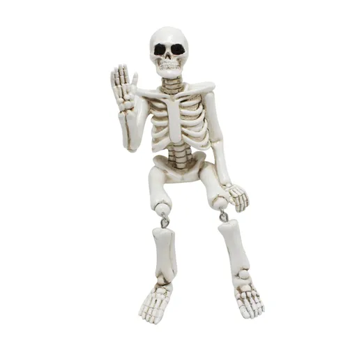 Full Body Skeleton Ornament Innovative Home Garden Resin Skeleton Sculpture Ghost Festival Ambience Decoration