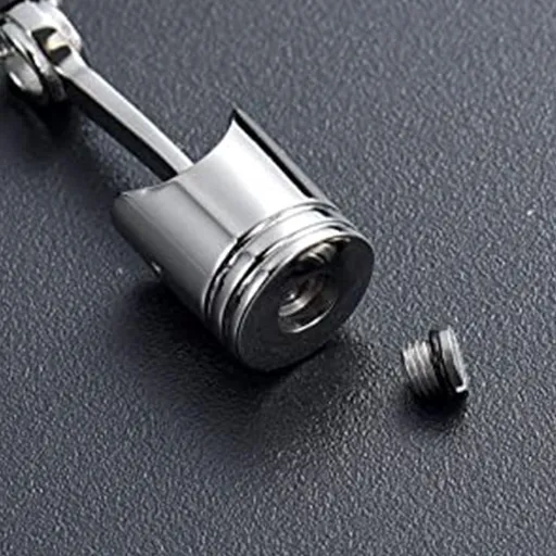 Parts Stainless Cremation Urn Necklace For Men Memorial Jewelry-Motor Piston Urn Necklace for Ashes Keepsake Human/Pet Ashes
