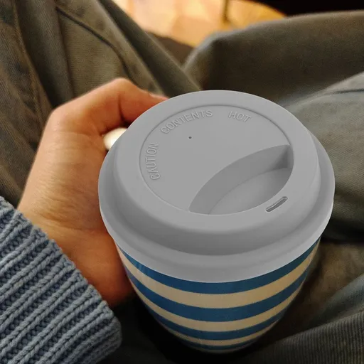 Silicone Cup Lids Universal Design Leak Proof Mug Covers 3Pcs 3.5X3.5X0.9In
