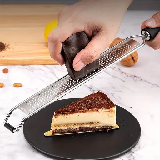 Cheese Grater and Lemon Zester for Parmesan Cheese, Lemon, Ginger, Garlic, Chocolate with Razor Sharp stainless