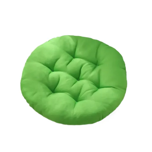 Round Corduroy Bar Stool Cushion, Soft Indoor Chair Pad, Comfortable Seat Cushion for Home, Office and Floor Use, Green