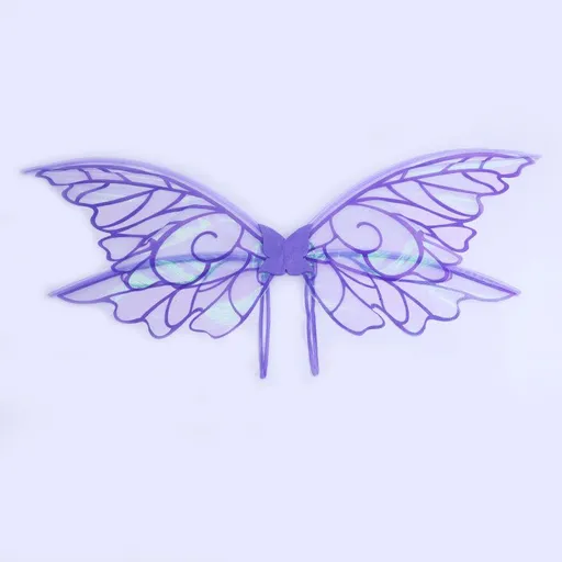 House Of Dasein Purple Enchanting Iridescent Fairy Wings Sparkle Butterfly Elf Costume Parties Cosplay