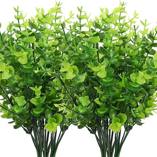 Artificial Flowers Outdoor Fake Flowers for Decoration UV Resistant No Fade Faux Plastic Plants Garden Porch Window Box -10pcs