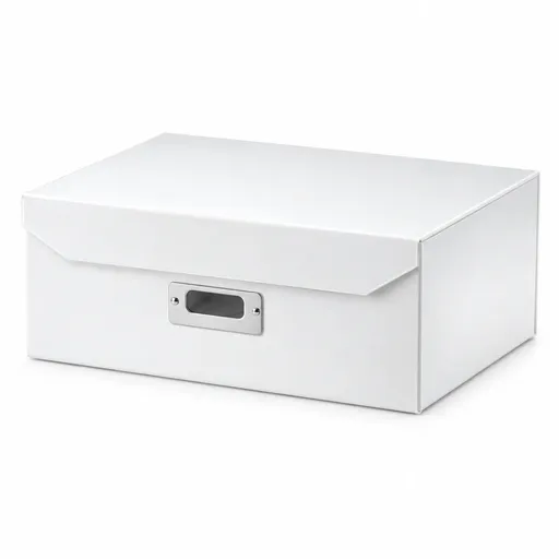 Italplast Eazi Fold A4 Paper Document Storage Box in White