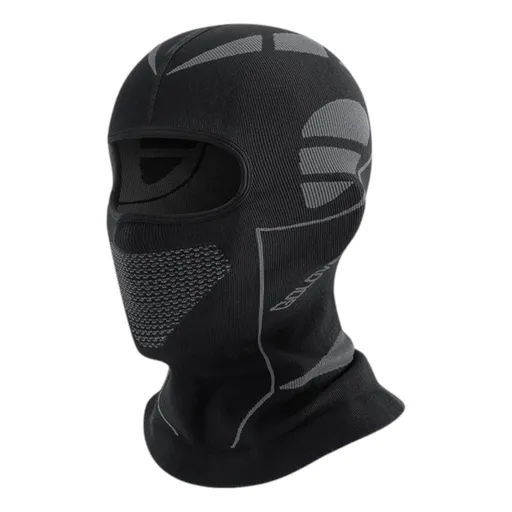 Ski Mask for Men Women, Stay Warm and Comfortable with Moisture-Wicking Technology, Windproof Hem (Black/Grey)
