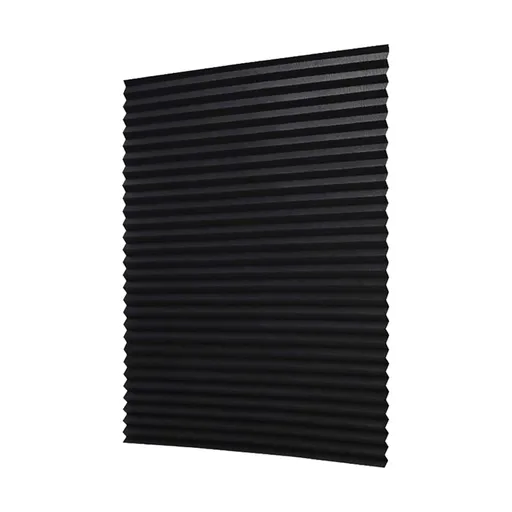 1 Pack Sunshade Shades,Pleated Paper Blinds for Indoor Windows Cut to Size Paper Shades,Thermal Insulation Blinds for Windows,No Tools,No Drilling for Office, Bedroom, Living Room(White 60x150cm) Black 90x150cm