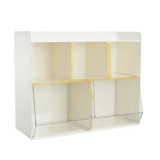 Tea Bag Storage Rack Multiple Tiers Integrated Plastic Tea Bag Storage Organizer for Kitchen