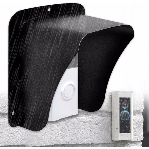 Waterproof Metal Cover For Video Camera, Doorbell, Door Lock, Access Door Knob, Protects Device From Sun And Raindrops,