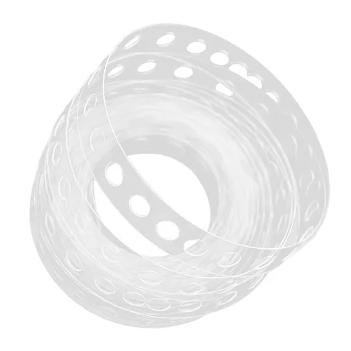 Adhesive Tape Handmade Tape 5M Transparent Flexible Plastic Balloon Tape Strips for Birthday 110 Holes Balloon String with Hole Design for Easy Balloon Fixing and Decorations One Size Clear