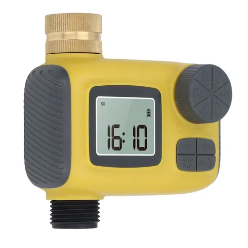 NH3/4in Sprinkler Timer Pure Copper Connector Programmable Garden Hose Water Timer Outdoor Auto Irrigation Timer for Watering