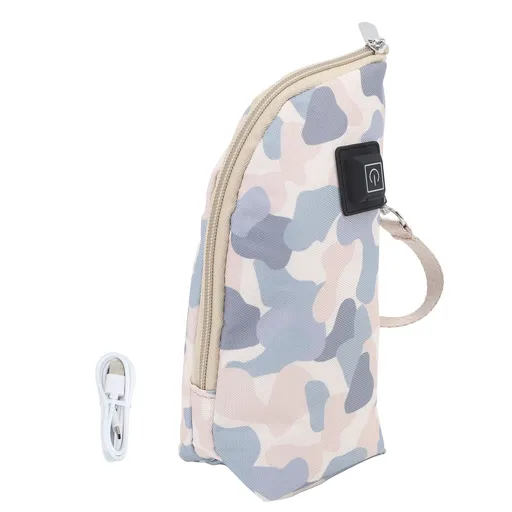 Portable Travel Baby Bottle Warmer Constant Temperature USB Baby Milk Heat Keeper Warming Bag