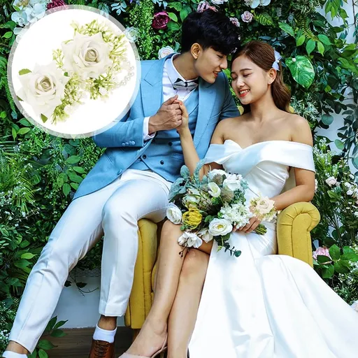 Artificial Flower Wrist Corsage, Comfortable Wedding Accessory and Elegant Bridal Decor