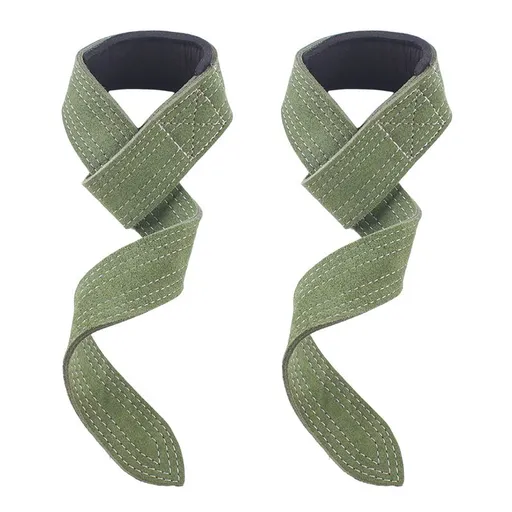 Fitness Lifting Straps Wrist Straps Weightlifting Deadlift Straps Weight Lifting Straps for Men/Women, Gym Lifting Grips - Green