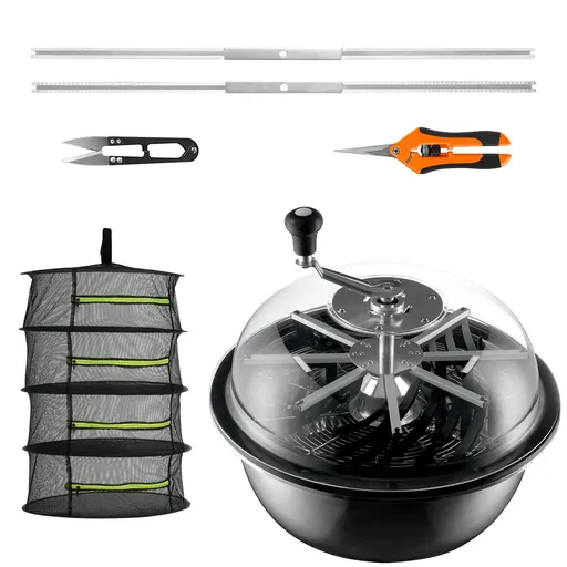 Leaf Bowl Trimmer 19'' Manual Bud Trimmer with Stainless-Steel Blades