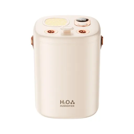 Humidifier for bedroom Portable Cool Mist Humidifiers Auto Shut-Off USB Desk Humidifier,with Warm Night Light and Dual Nozzle Design for Bedroom Travel Office,