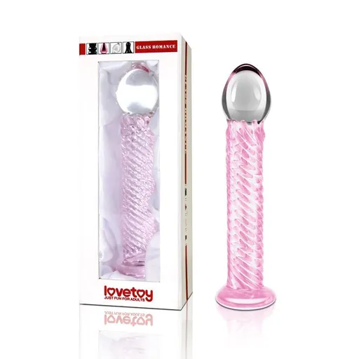 Glass Romance 7 Blue 7.5In - Pink