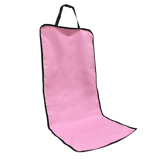 4 Pcs Pink Waterproof Pet Car Seat Cover - Scratch-Resistant Oxford Cloth for Dogs and Cats (106 x 49 cm)