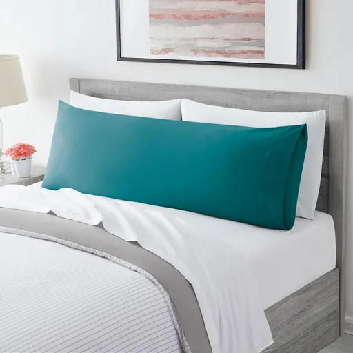 Ultra Soft Microfiber Body Pillow Cover/Pillowcases with Envelope-style pocket (50cm x 150cm Body Pillow Cover,Blue green)
