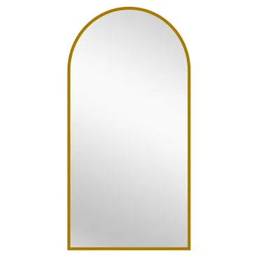 Gold Metal Arch Mirror - X Large 100cm x 200cm