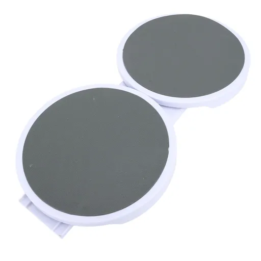 2 Serving Trays and 2 Straight Tracks Reusable Tabletop Rotating Food Turntable Extension Accessories for Dining Table