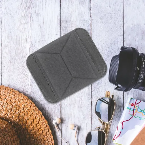 Adjustable Grey Polyester Camera Bag Partition for Electronics Storage 2Pcs