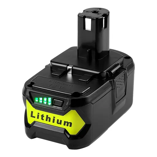 18V P108 Ryobi 18V Battery Replacement P117 Charger Lithium-Ion Battery Power - Black - Size 2000mAh