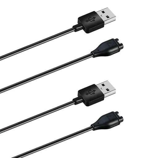 Charger for Garmin Forerunner 265 165 245, Replacement Charging Cable Cord for Garmin Forerunner 265 165 245 Music Smart Watch (2Pack, 3.3ft/1m)