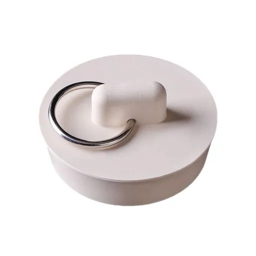 38mm-39.5mm White Rubber Hollow Stopper for Drain Openings Rubber Sink Stopper Set Rubber Drain Stopper Universal