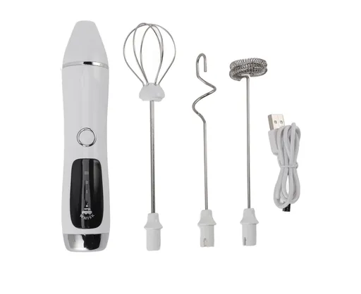 Handheld Electric Milk Frother, Wireless Portable Foam Maker for Coffee, Tea & Chocolate