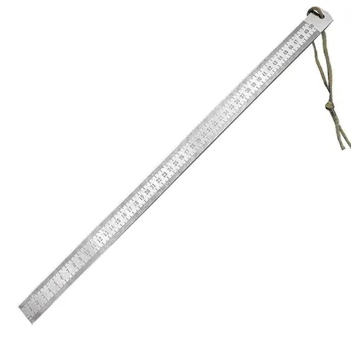 Premium Stainless Steel Ruler With Clear Scale And Rounded Edges Suitable For Teachers And Professional Designers