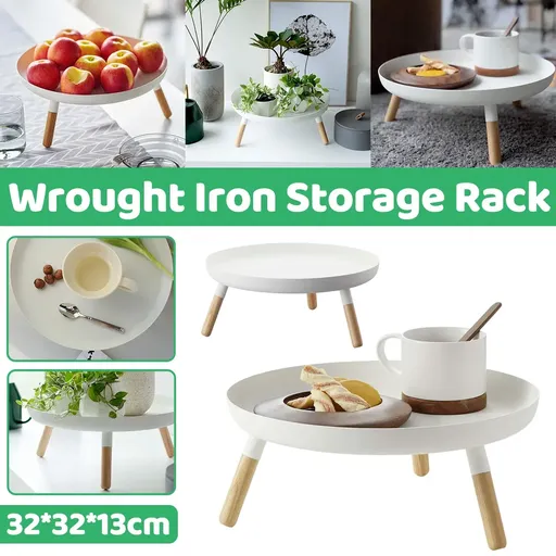 Wrought Iron Storage Rack for Kitchen Fruit Snack Desktop Storage