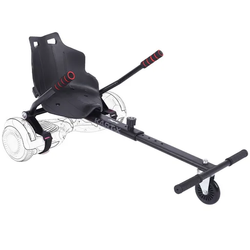 BULLET KART-X Hoverboard Seat Attachment, for 6.5" 8" 10" models, Adjustable Length Frame