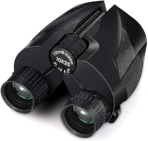 10x25 Binoculars with Strap Compact Lightweight Binoculars for Travel